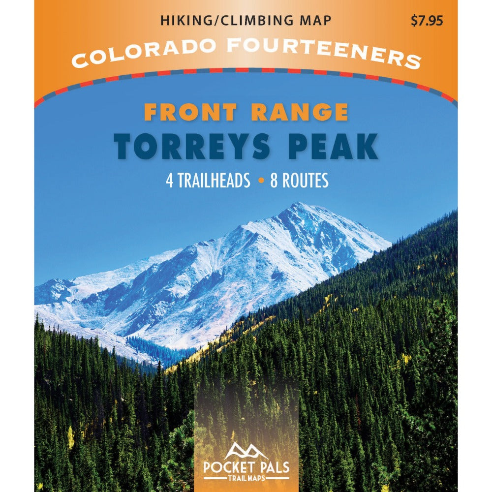 Colorado Peak - Torreys Peak Trail & Climbing Map – Pocket Pals Trail Maps